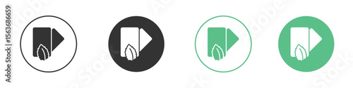 Mint gum icon modern, simple, vector, icon for website design, mobile app