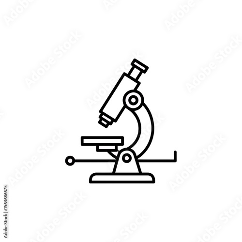 Scientific microscope icon essential for detailed analysis exploration discovery research in biology chemistry medicine education laboratory investigation microscopic world