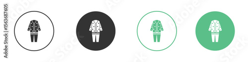 Pijama icon modern, simple, vector, icon for website design, mobile app