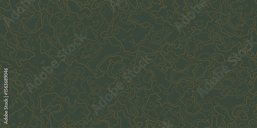 Abstract contour patterns on dark background evoke a sense of depth and movement in design