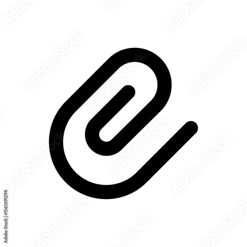 Attachment Pin Icon and Paper Clip For Design 