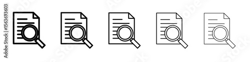 investigation icon simple isolated vector sign