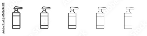 liquid soap icon simple isolated vector sign