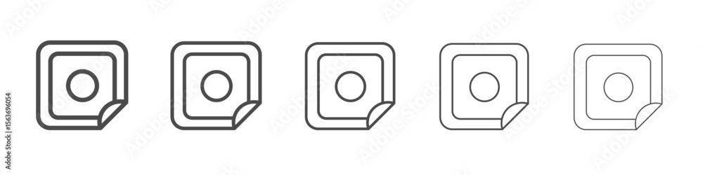 nicotine patch icon simple isolated vector sign nicotine patch icon simple isolated vector sign