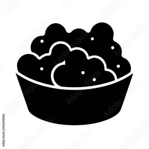 vector illustration of a bowl culver s cheese curds