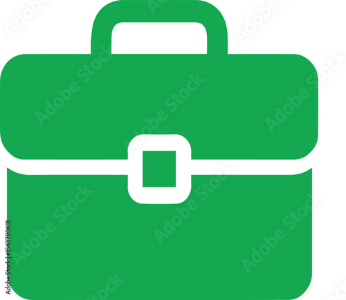 Vector Briefcase Icon - Professional Business & Office Symbol Clipart