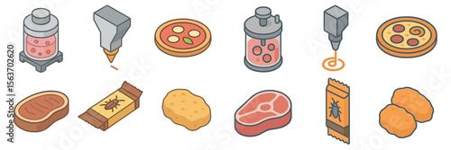 Food technologies show different methods of food production and preparation, including innovative ingredients and processes