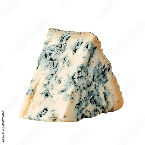 Wallpaper Mural Blue cheese wedge showing mold texture on transparent background Torontodigital.ca
