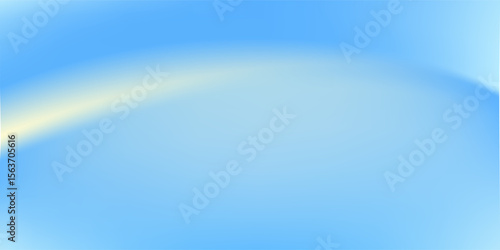 Beautiful Flowing Summer Color Abstract Background. Sky blue and cream gradient mesh background. Refreshing abstraction artwork. Vector