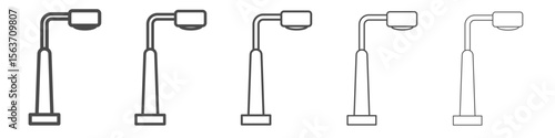 street light icon simple isolated vector sign