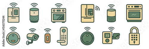Smart home devices showcase modern technology for everyday convenience and efficiency
