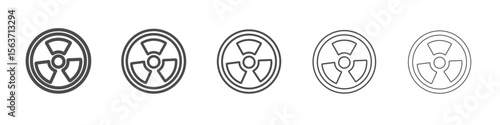 toxic icon simple isolated vector sign