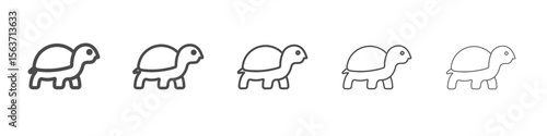 turtle icon simple isolated vector sign