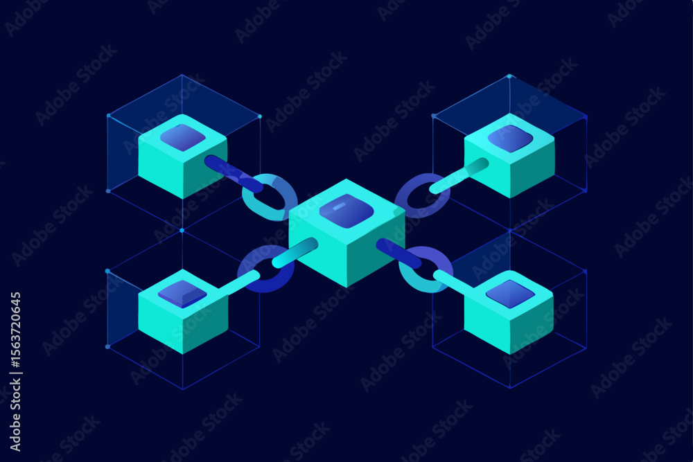 Obraz premium abstract network background