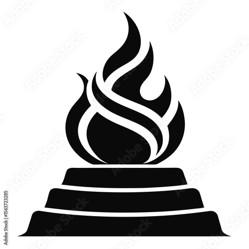 buddha statue vector