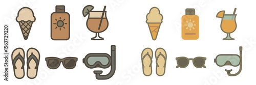 Fun beach day essentials for summer activities including snacks and gear
