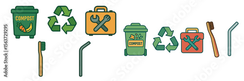 Strategies for promoting sustainable waste management through composting and recycling initiatives in urban environments