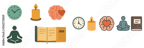 Exploring mindfulness through meditation and self-reflection in a calming environment