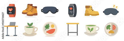 Health and wellness essentials for outdoor activities and relaxation at home