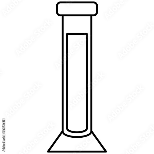 graduated cylinder. measuring cylinder laboratory equipment