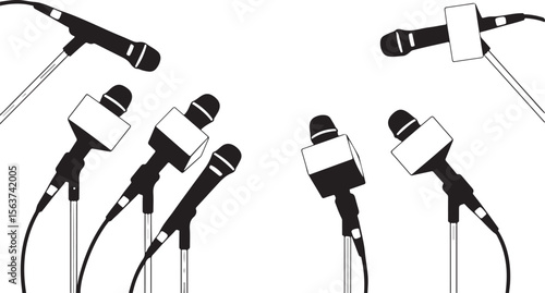 Abstract Six-Arm Starfish Silhouette - Marine Life Element