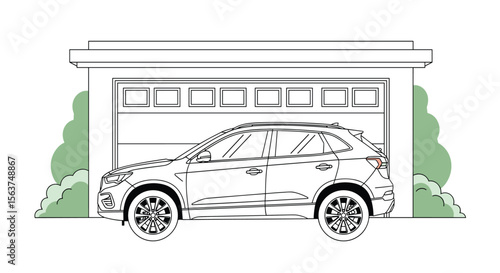 Securely Storing Your Beloved Automobile Within the Protective Enclosure of Your Dwelling Ensuring Safety and Preservation