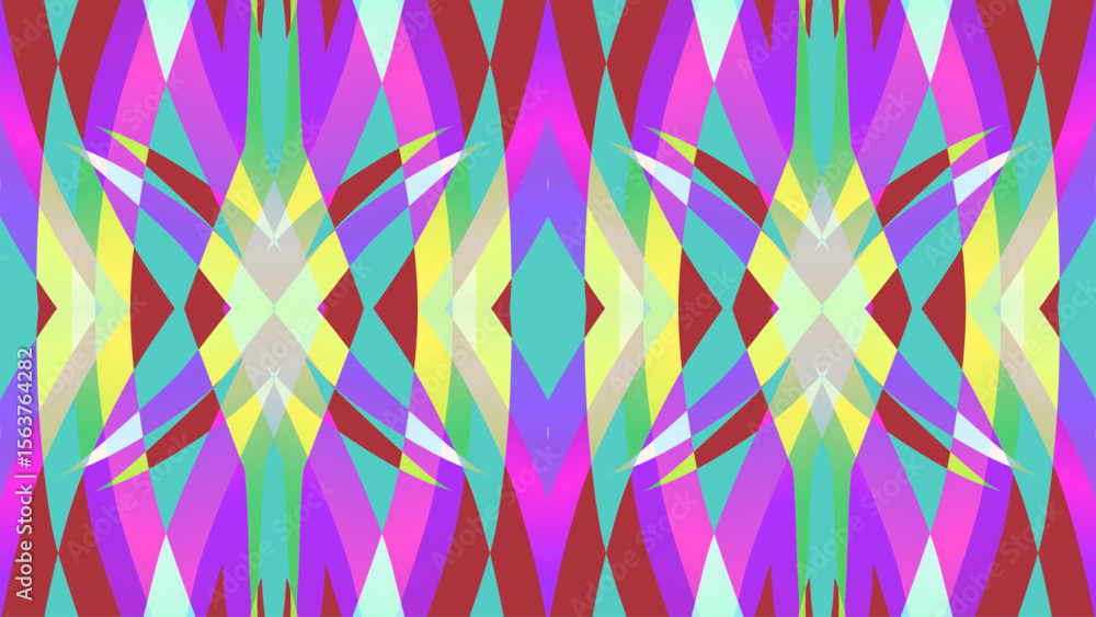 Obraz premium gradient flower art pattern of indonesian culture traditional tenun batik ethnic dayak ornament