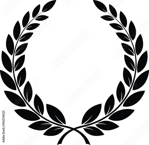 Golden Laurel Wreaths & Branches Set: Elegant Victory, Achievement, and Decorative Design Elements Collection.