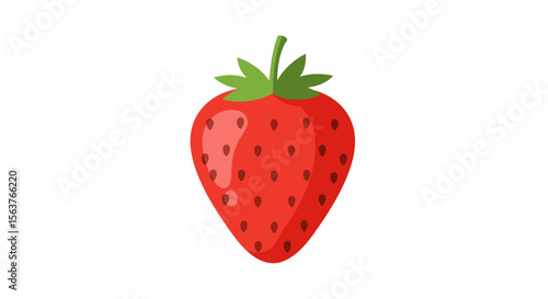 strawberry isolated on white background