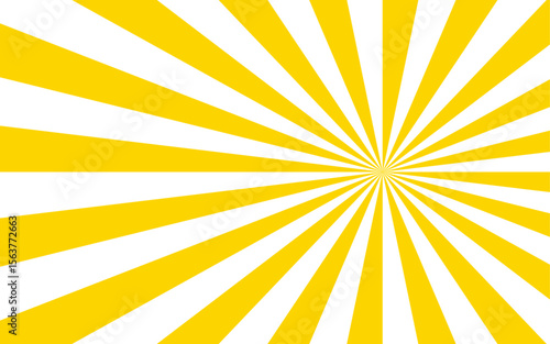 Abstract background with Classic vintage sun rays swirling pattern background. Vintage beam sunburst texture. Burst sunrise sunbeam element spiral striped sunray template. Yellow and white twisted