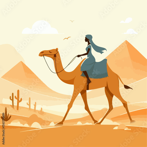 camel in desert