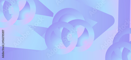 Abstract geometric background with gradient shapes. Minimal style. 