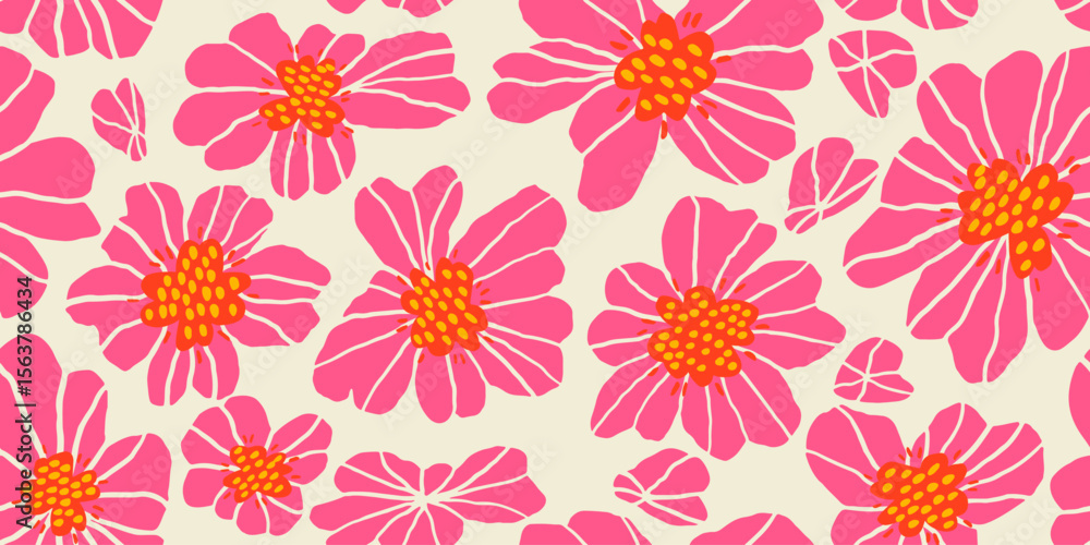Hand drawn cute flowers, seamless patterns with floral for fabric, textiles, clothing, wall art, wallpaper, cover, banner, poster, interior decor, natural backgrounds. Hand drawn cute flowers, seamless patterns with floral for fabric, textiles, clothing, wall art, wallpaper, cover, banner, poster, interior decor, natural backgrounds.