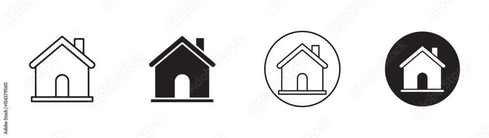 Home icon collection, real estate,flat style houses symbols for apps and websites on white background , vector illustration. Home icon collection, real estate,flat style houses symbols for apps and websites on white background , vector illustration.