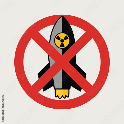 International Day For The Total Elimination of Nuclear Weapons Vector Image Illustration