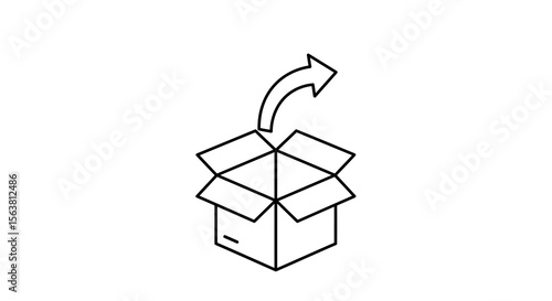 Bible with cross on cover vector illustration - simple line design for religious themes and educational materials