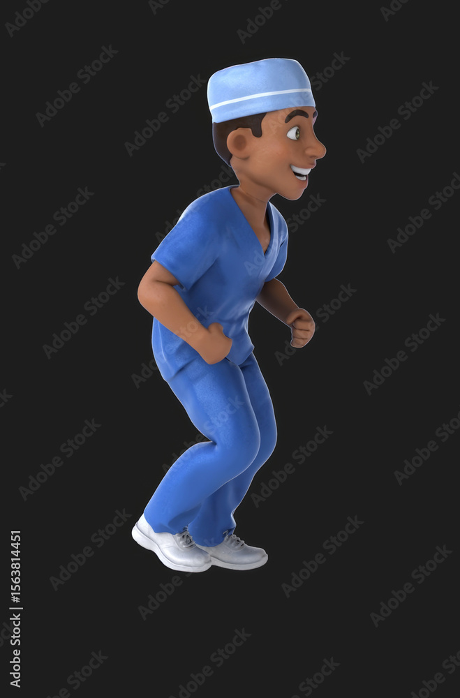 Fun 3D Cartoon Scrubs Animation Fun 3D Cartoon Scrubs Animation