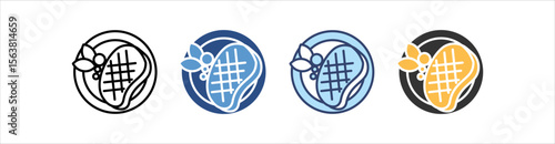 Steak Icon Set Multiple Style Collection
