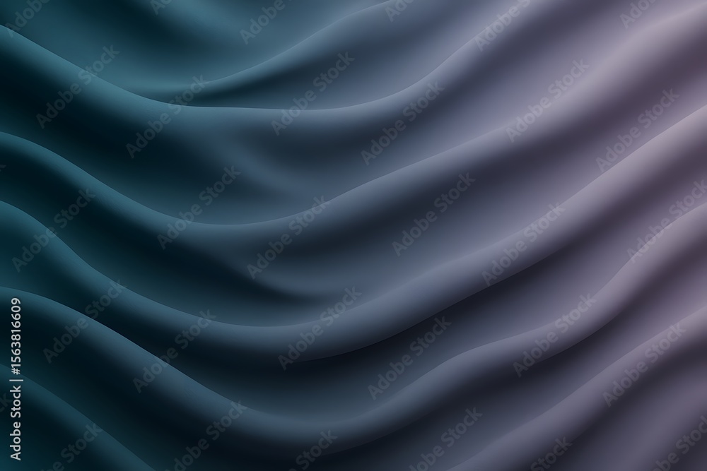 Fototapeta premium Abstract Wavy Fabric Texture, Smooth Gradient Cloth Background, Elegant Silk Material Pattern