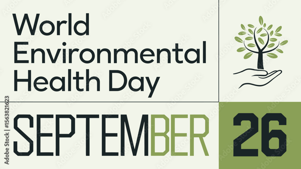 Obraz premium Vector graphic illustration of world environmental health day good for world environmental health day celebration