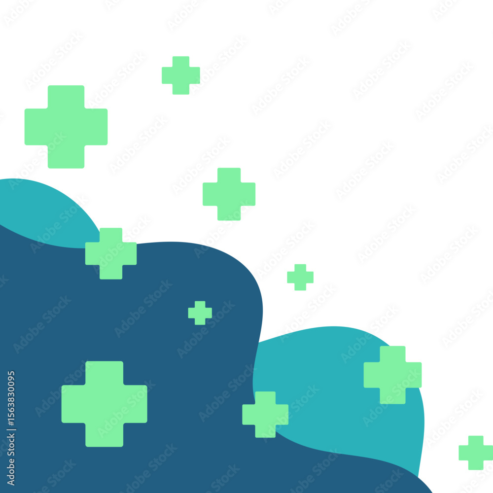 Obraz premium Abstract Medical Corner