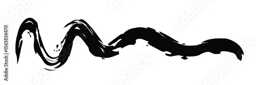 Analog touch material. The texture of the brush is beautiful. Wave pattern