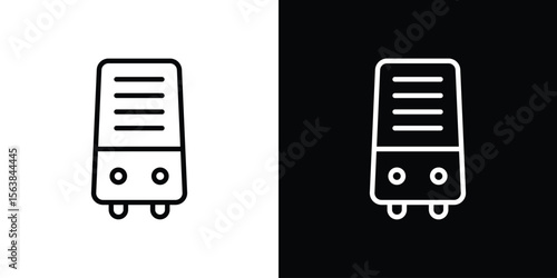 Air purifier icon for website, vector design template elegant style