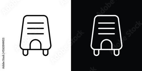 Air purifier icon for website, vector design template elegant style