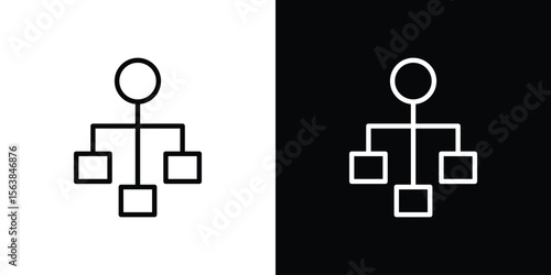 classification icon for website, vector design template elegant style