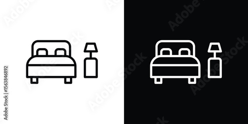 Clean Room icon for website, vector design template elegant style