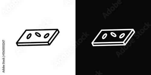 Halva icon for website, vector design template elegant style
