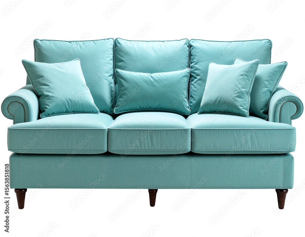 Fototapeta premium sofa isolated on white background