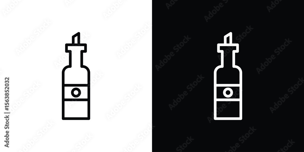 Obraz premium Olive oil icon for website, vector design template elegant style