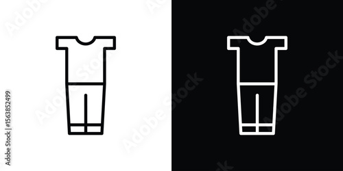 Pijama icon for website, vector design template elegant style